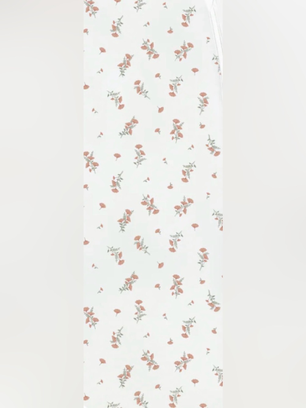 Snoo Happiest Baby Bassinet Cover Sheet Mushie IVORY WILDFLOWERS